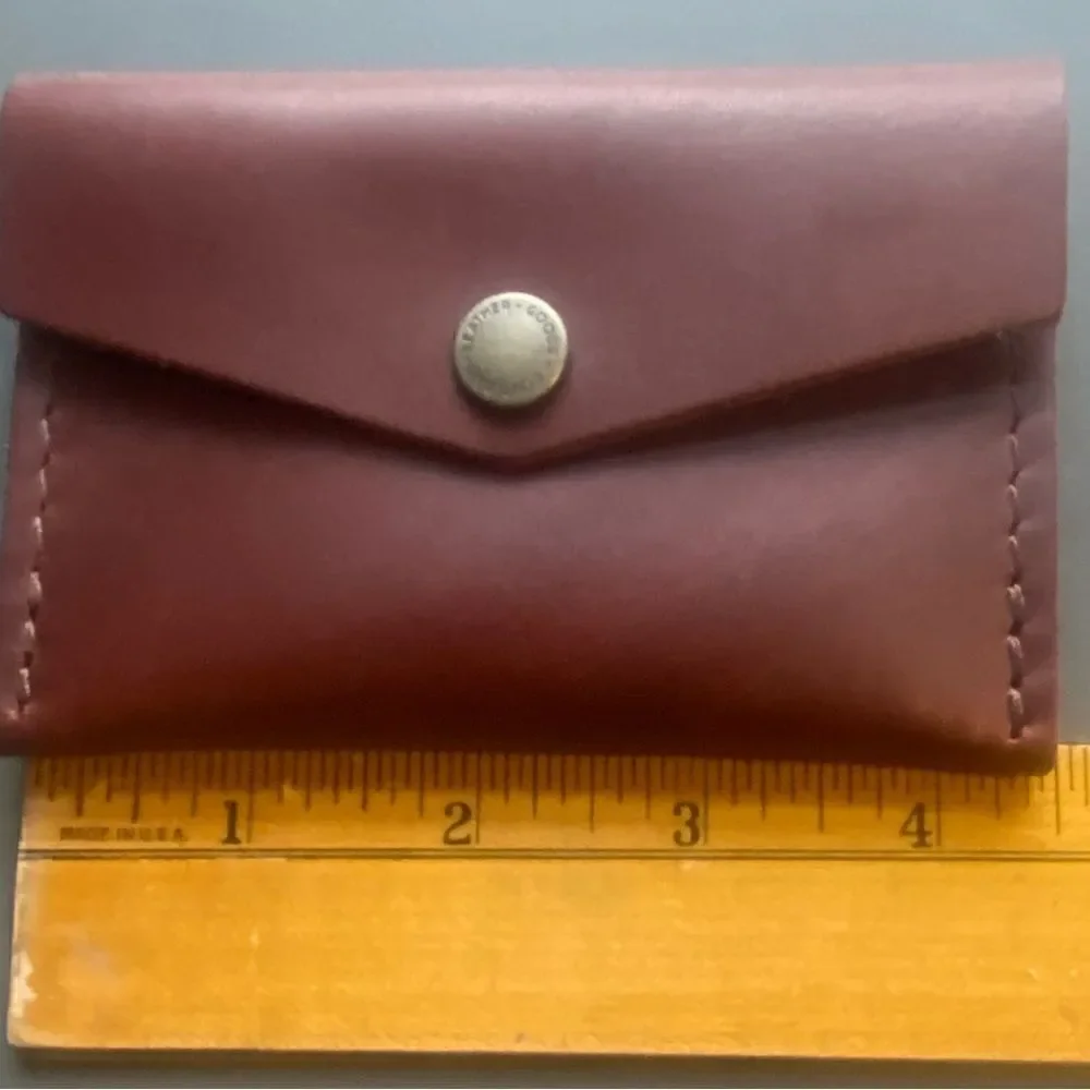 Portland Leather ENVELOPE CONVERTIBLE CROSSBODY and matching mini envelope walle